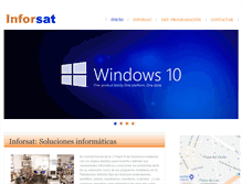 Tablet Screenshot of inforsat.com